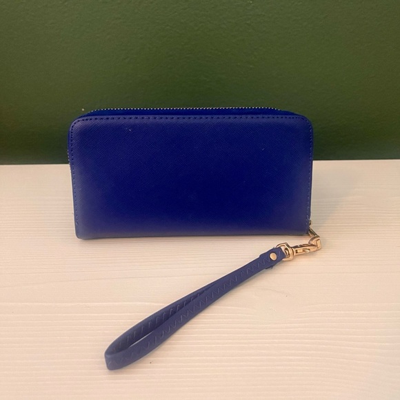 Dasein Royal Blue and Gold Wallet - Picture 2 of 4